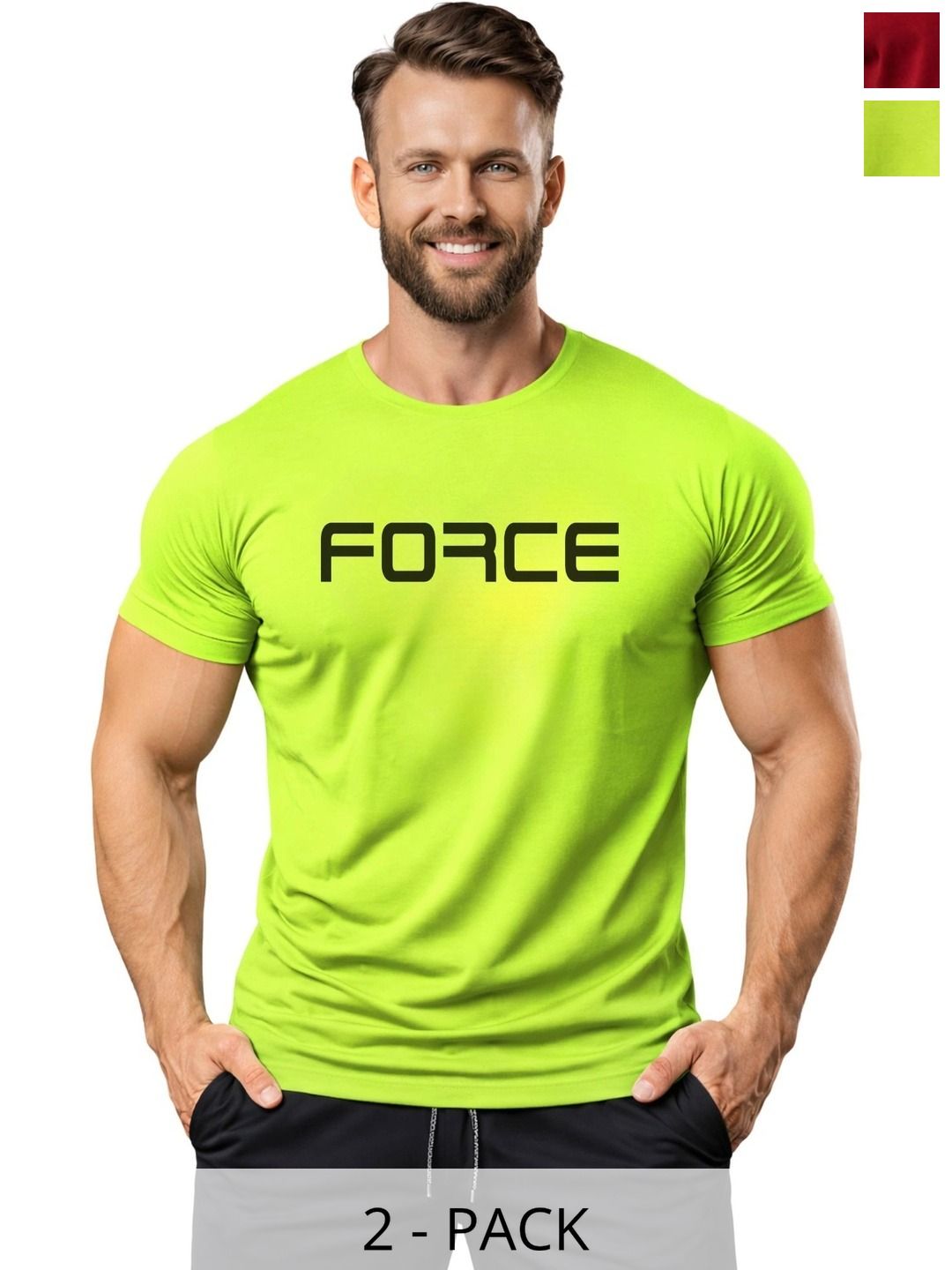 3Colors Men Typography 2 Printed Moisture Wicking T-shirt-picture-38