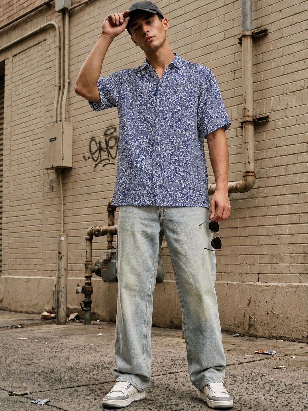 Mast & Harbour Men Classic Printed Casual Shirt-picture-22