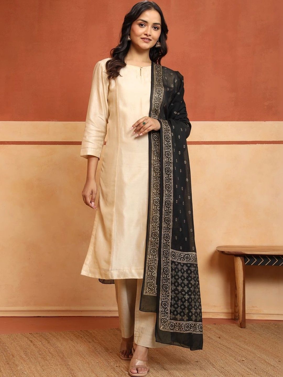 Fabindia Printed Block Print Dupatta-picture-37