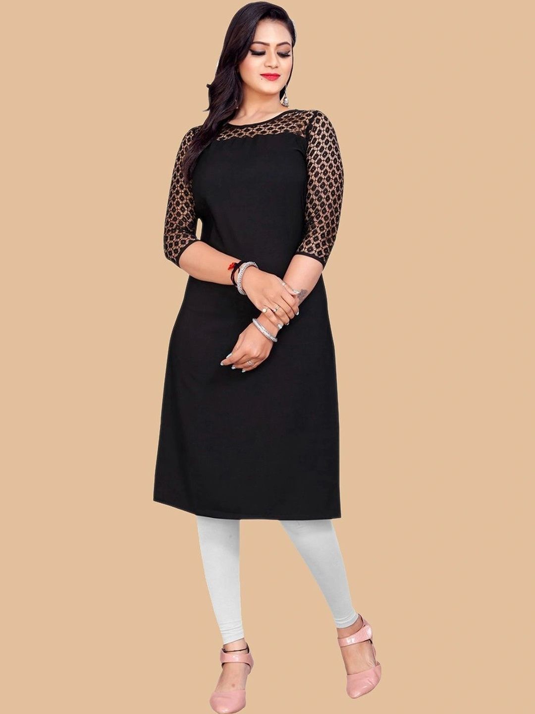 Dream Beauty Fashion Woven Design Kurti-picture-27