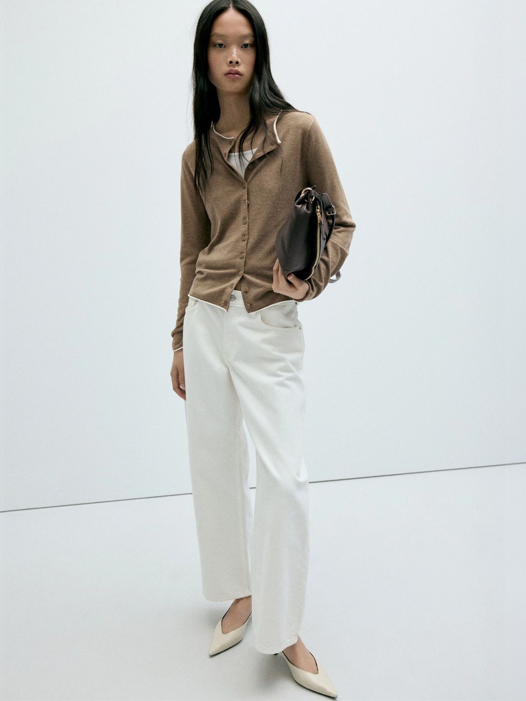MANGO Round Neck Knitted Cardigan-picture-18