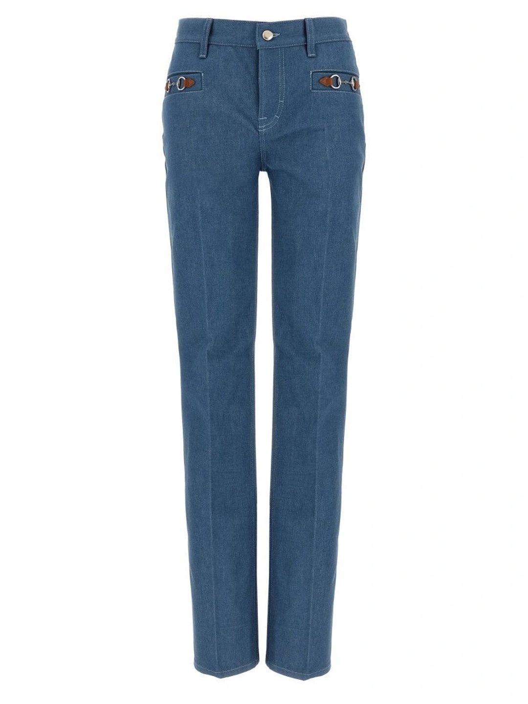 Gucci Women Straight Fit Mid-Rise Jeans-image-41