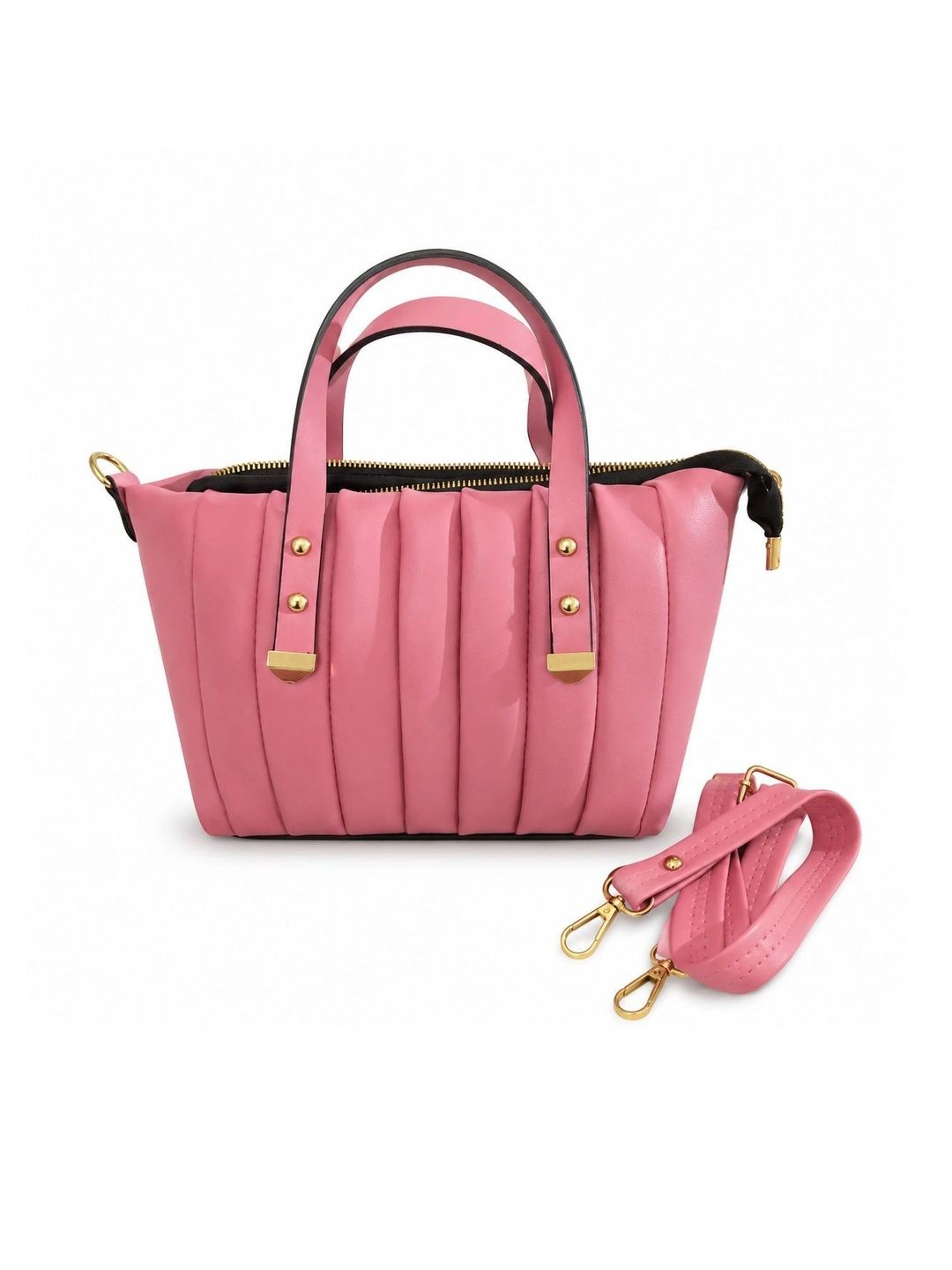 TURBOMAX PU Structured Handheld Bag with Quilted-picture-35