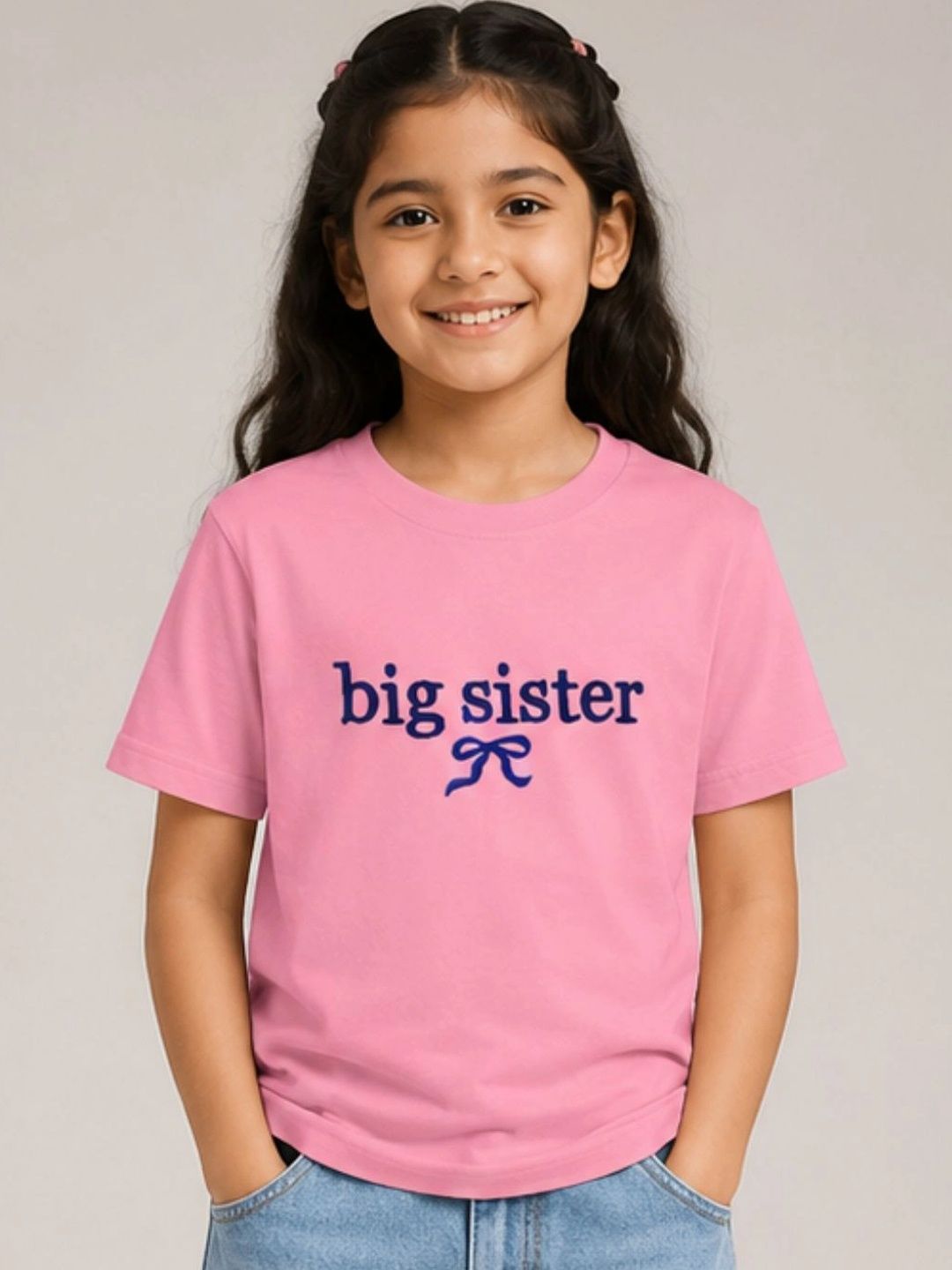YAK YAK Girls Typography Printed Pure Cotton T-shirt-picture-16