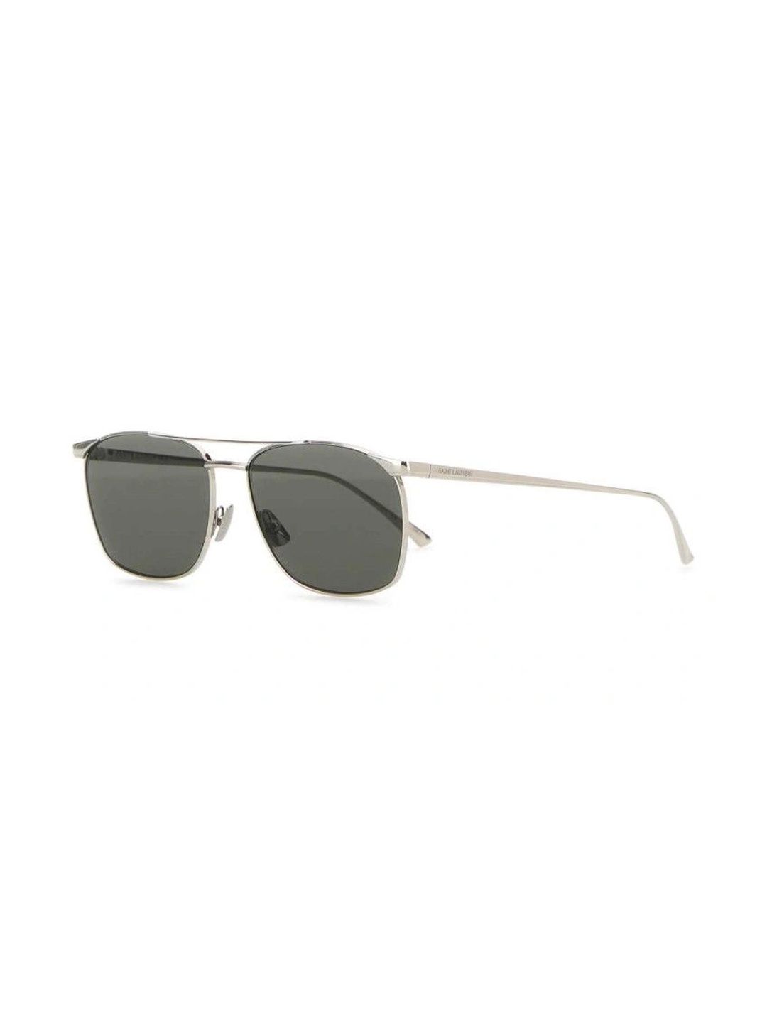 Saint Laurent Men Grey Lens & Silver-Toned Other Sunglasses with-image-26