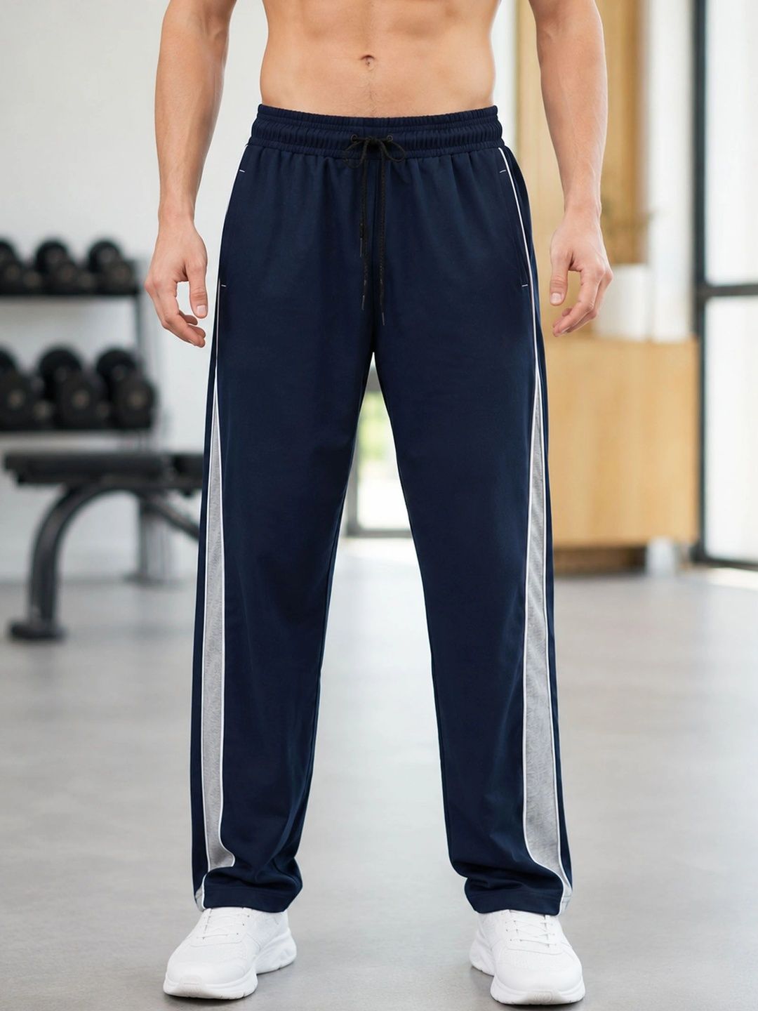 T.T. Men Straight Fit Training Track Pants-picture-29