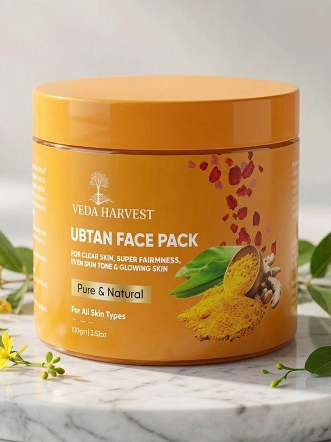 Veda Harvest Ubtan Glow Face Pack For Glowing Skin- 100 g-picture-43