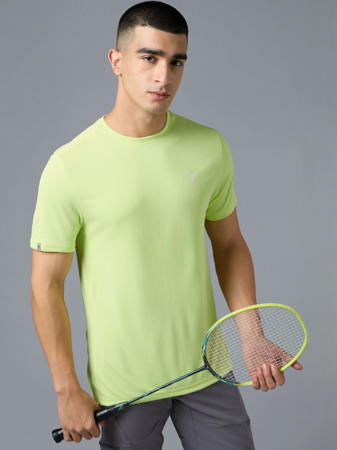 Technosport Men Brand Logo Slim Fit T-shirt-image-27