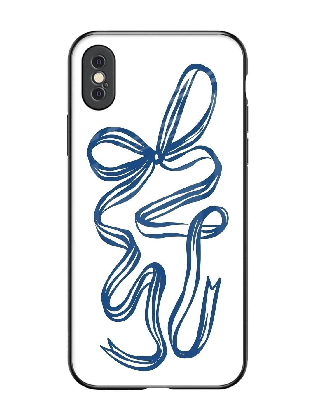 QRIOH Abstract Printed iPhone Xs Back Case Mobile Accessories-image-35