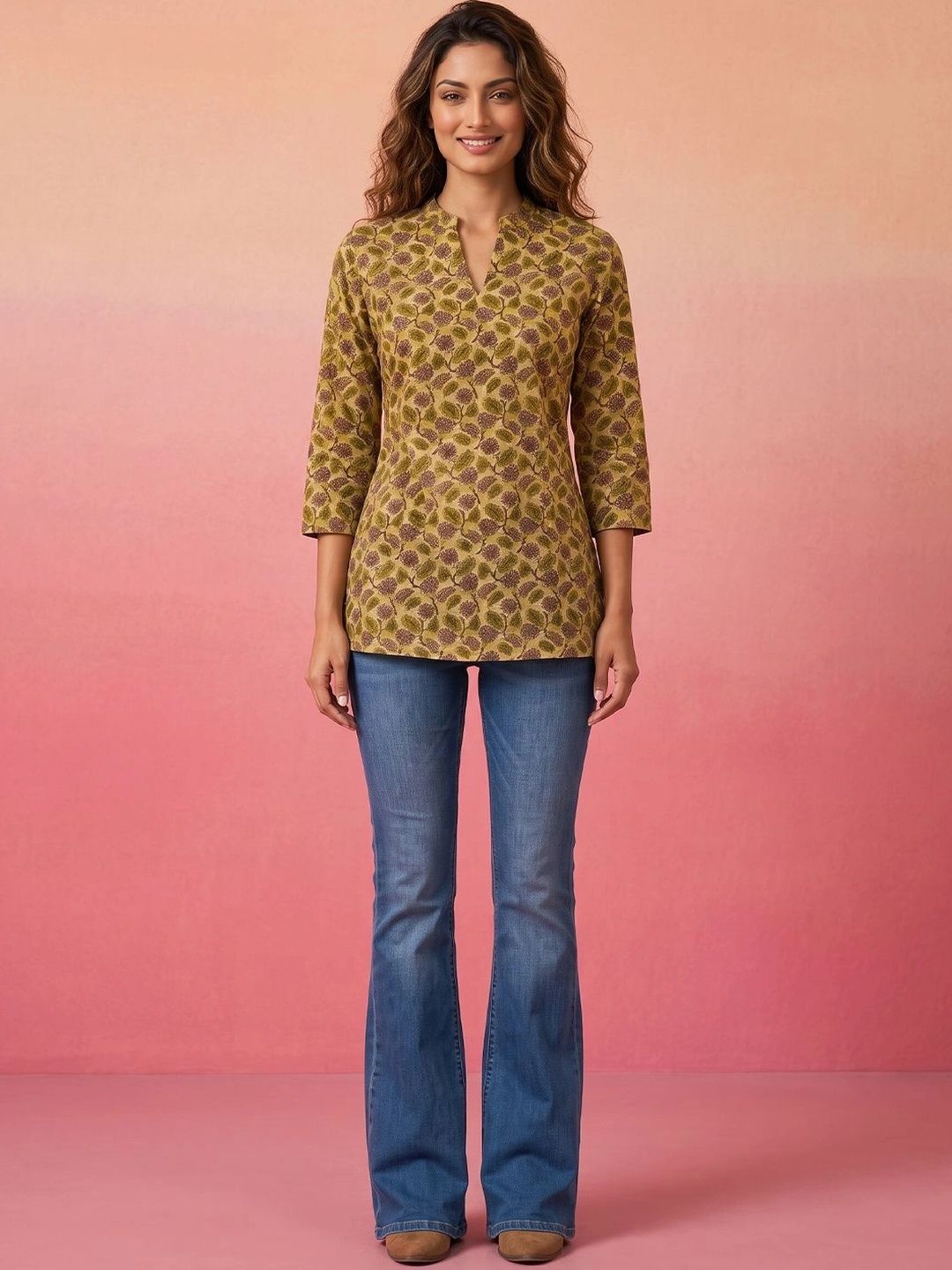 AADVIKA Botanical Printed Kurti-picture-52