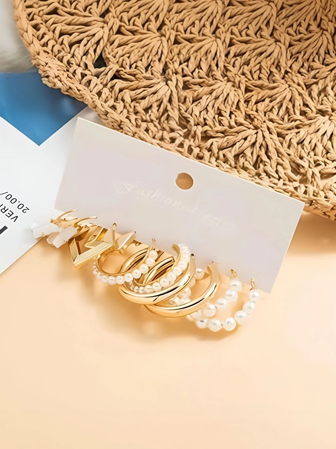 DressBerry Geometric Hoop Earrings-picture-23