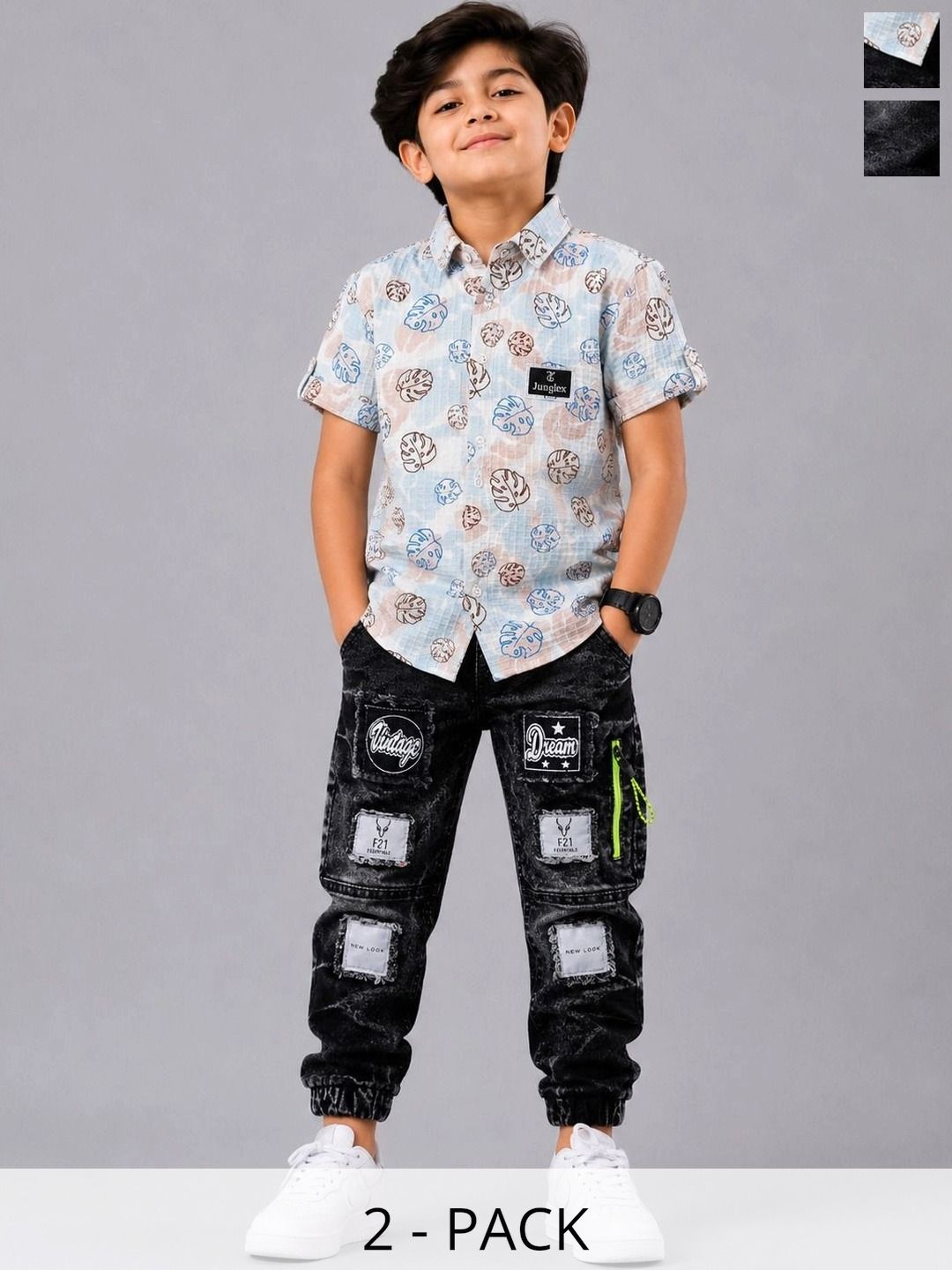 LUXURIOUS STUFF Boys Printed Shirt-picture-39