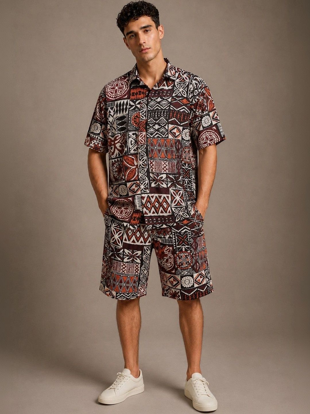 Mast & Harbour Men Classic Printed Casual Shirt-picture-40