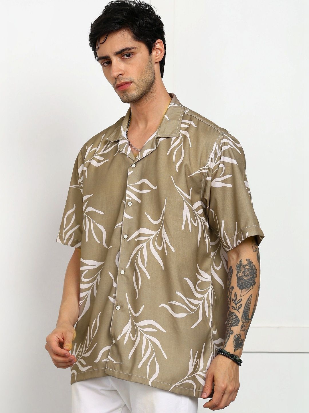 Mast & Harbour Men Classic Floral Printed Casual Shirt-picture-29
