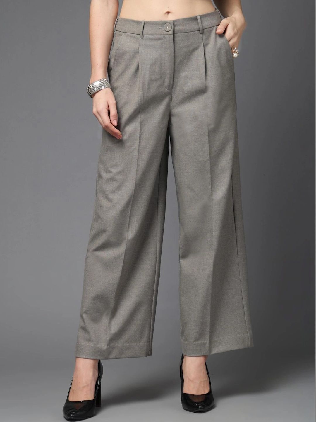 T TRYON ULTIMATE Women Pleated Trousers-picture-49