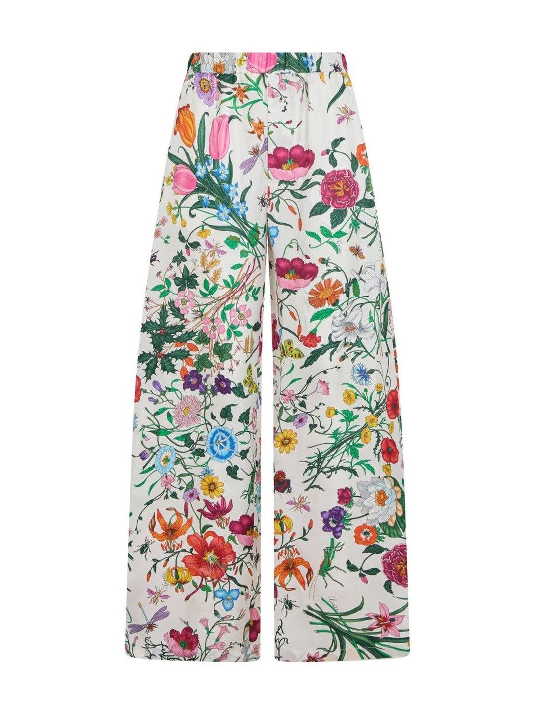 Gucci Women Floral Printed Loose Fit High-Rise Easy Wash Culottes Trousers-picture-40