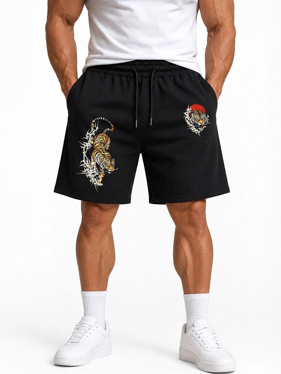 Dressing Hub Men Printed Shorts-image-23