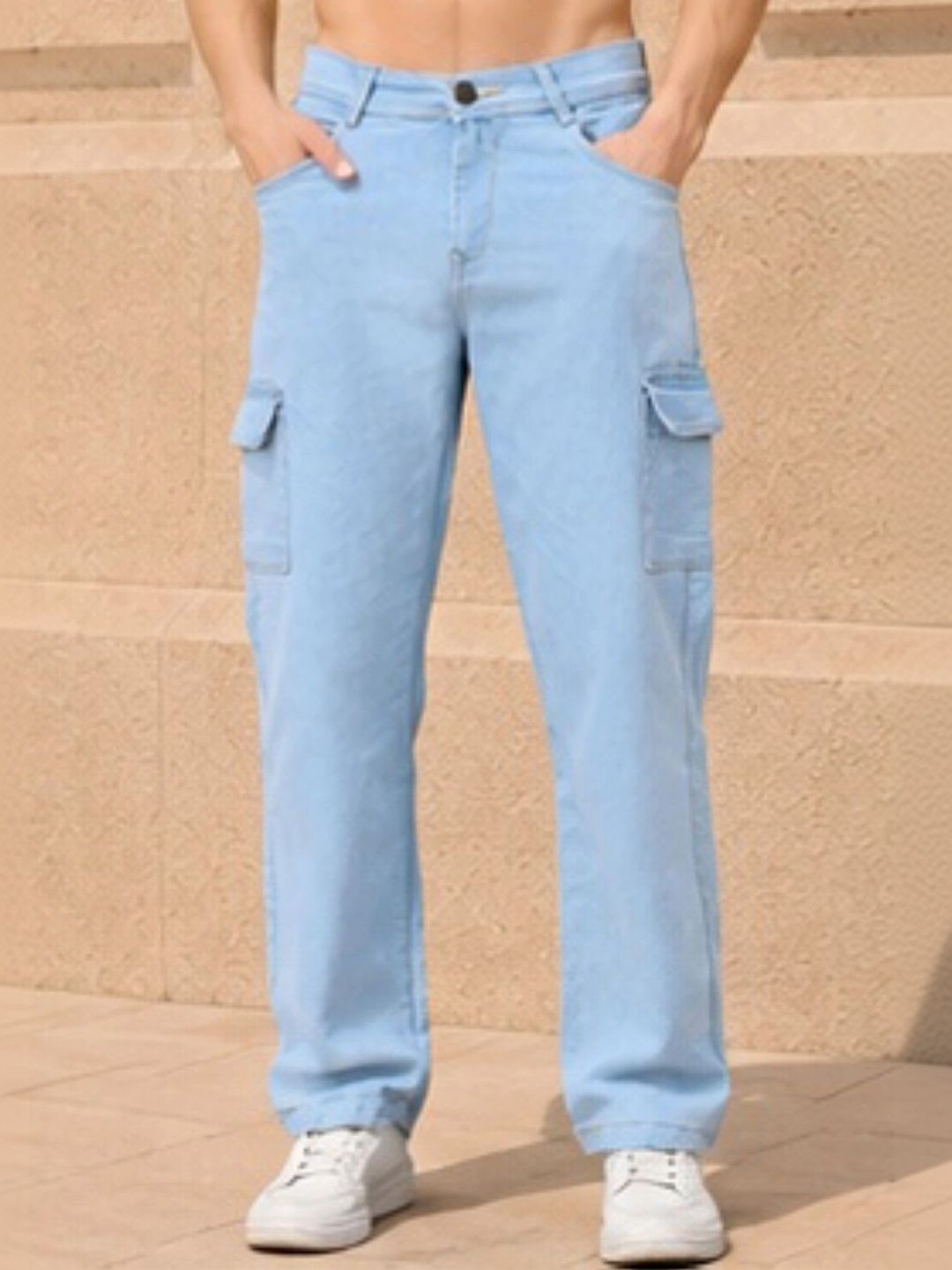 HERE&NOW Men Classic Cargos Trousers-picture-10