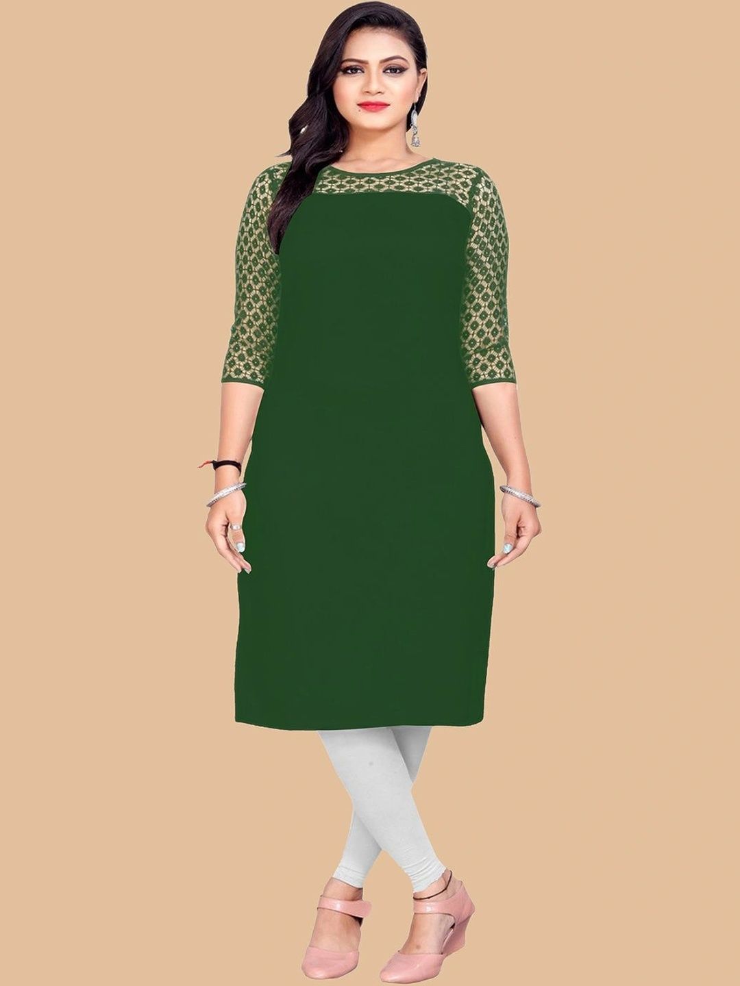 Dream Beauty Fashion Woven Design Kurti-picture-12