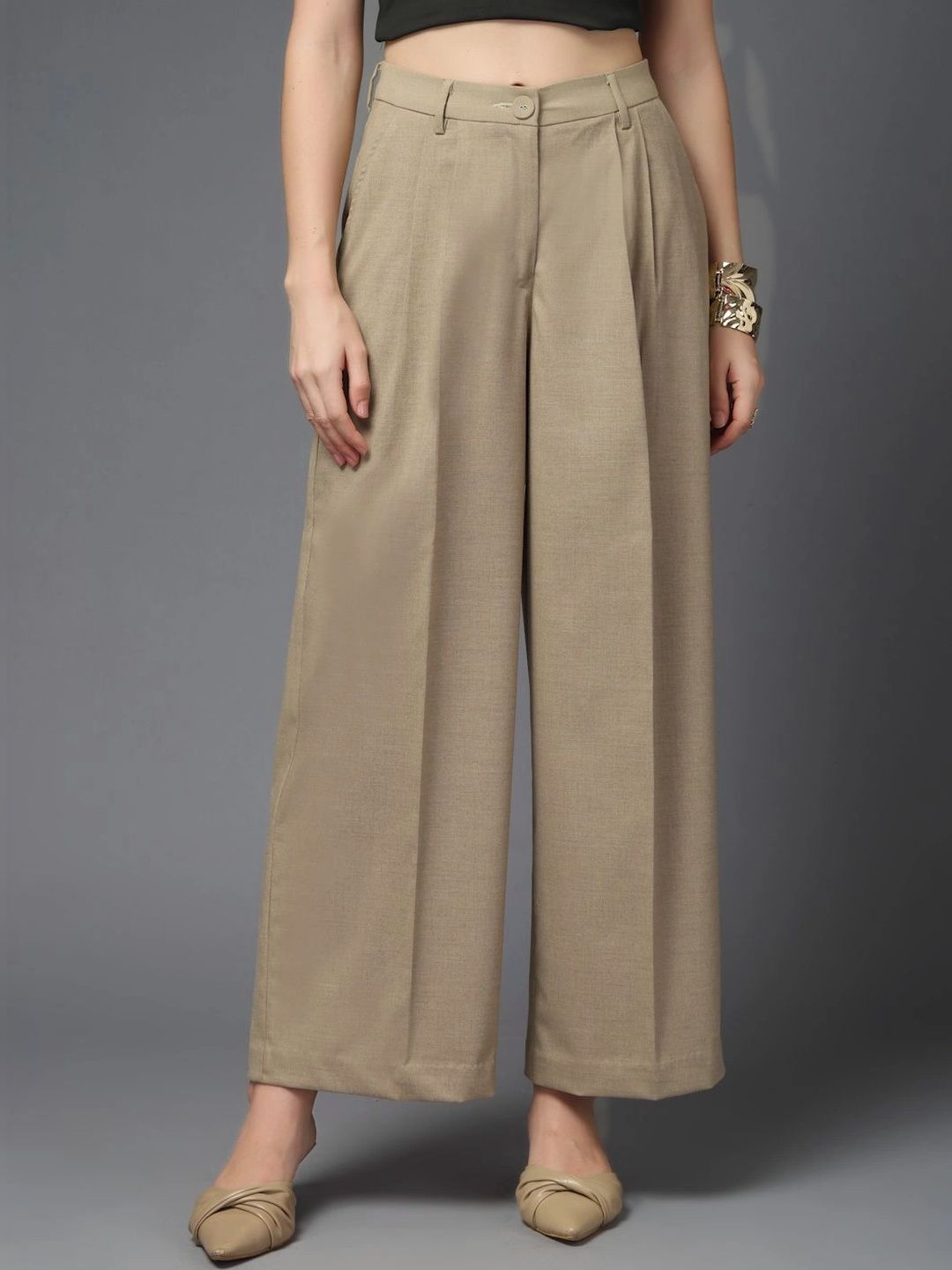 T TRYON ULTIMATE Women Pleated Trousers-picture-50