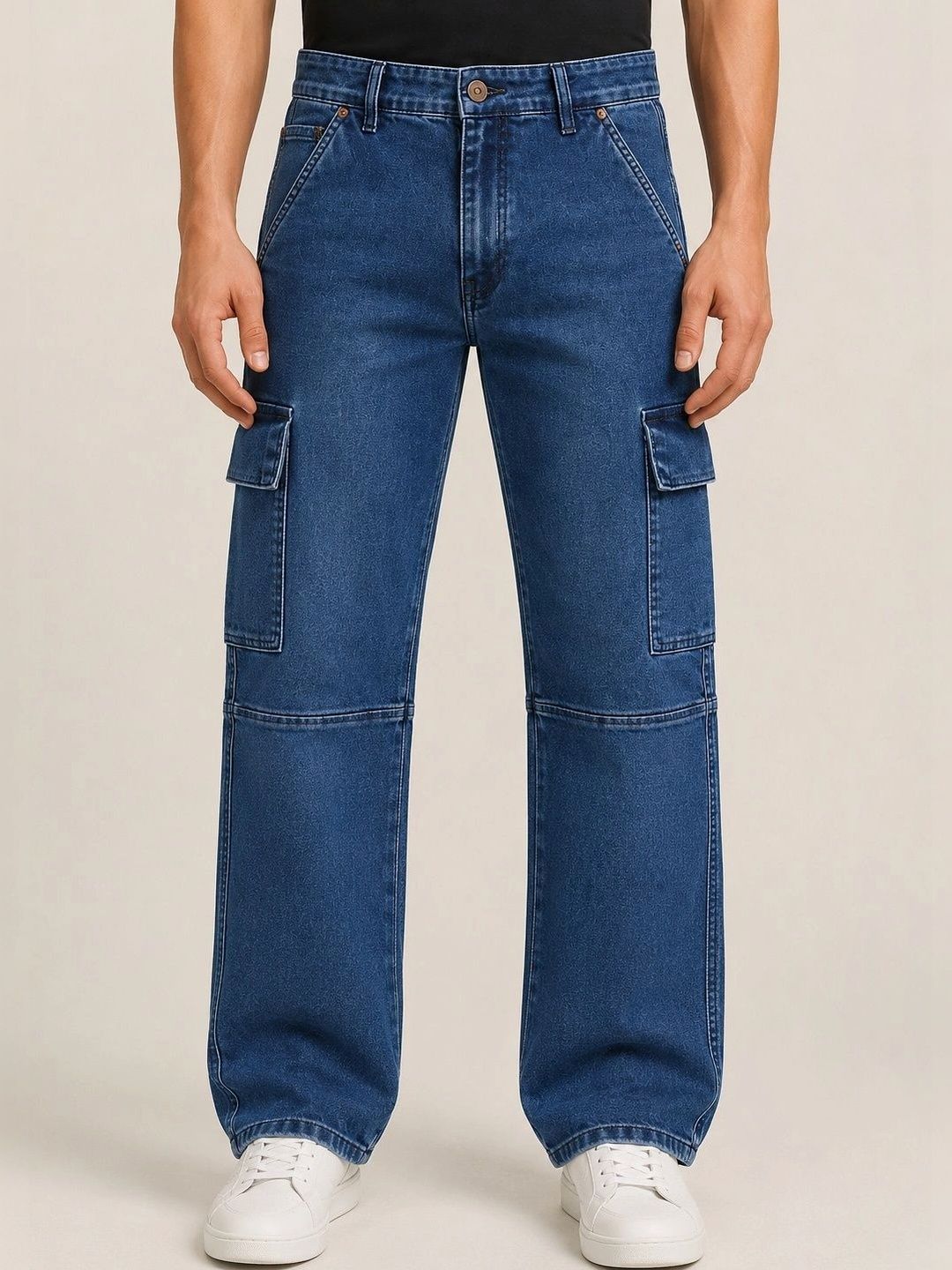 NOWI Men Straight Fit Mid-Rise Jeans-picture-34