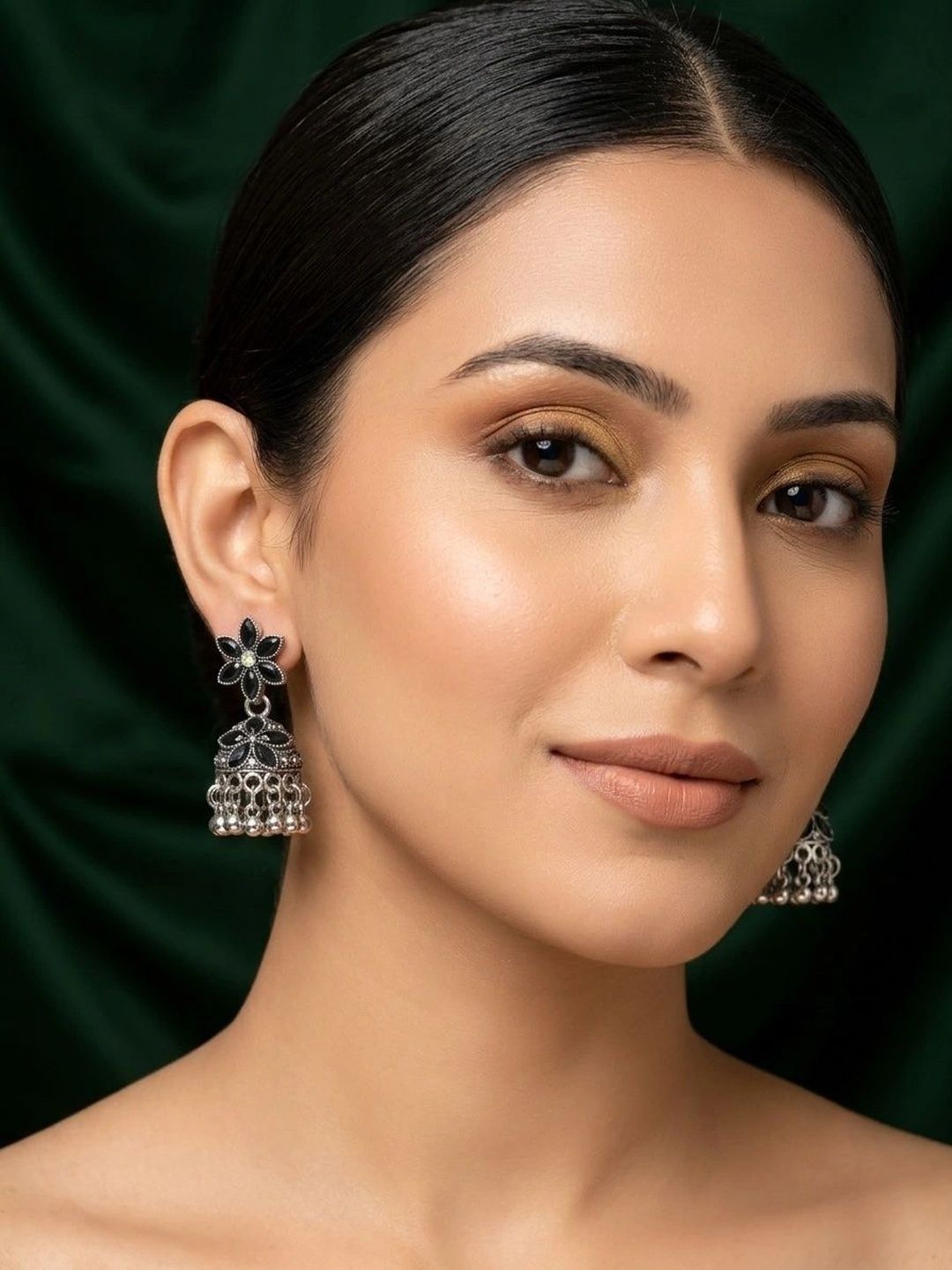 DURATI Floral Jhumkas Earrings-picture-11