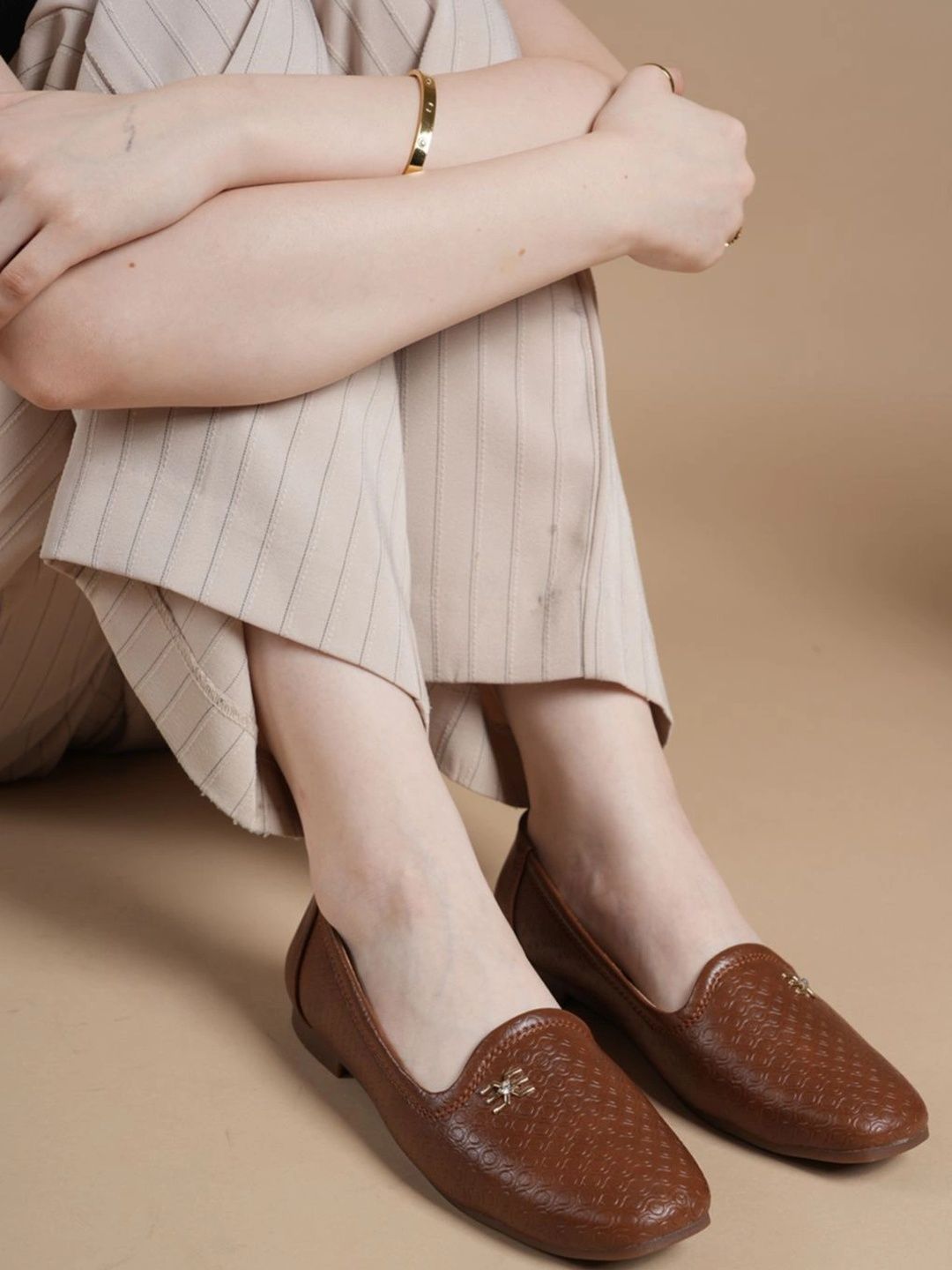 Lavie Women Textured Mules Flats-image-5