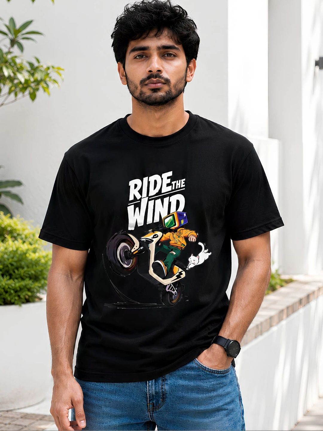 THESEVENLOOK Men Printed T-shirt-picture-2