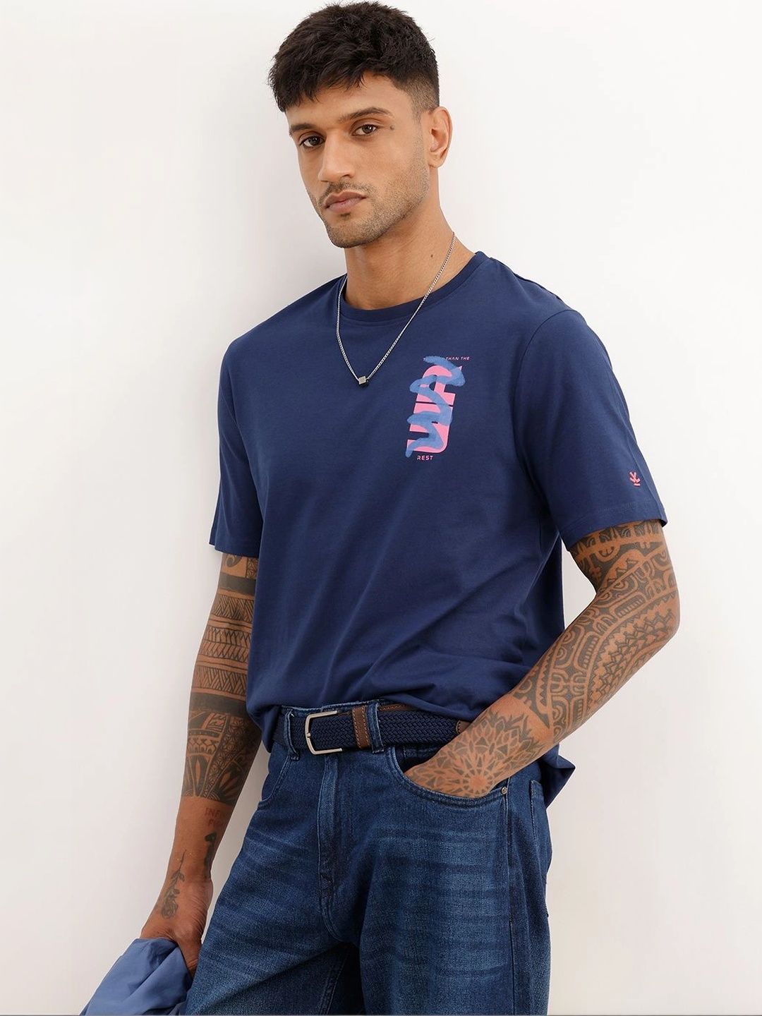 WROGN Men Typography Printed T-shirt-picture-39