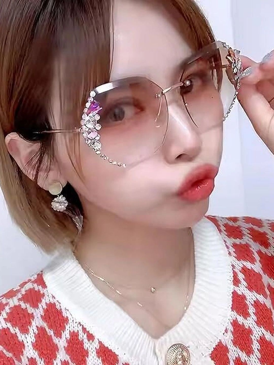 EYELLUSION Women Brown Lens & Gold-Toned Other Sunglasses with-picture-20