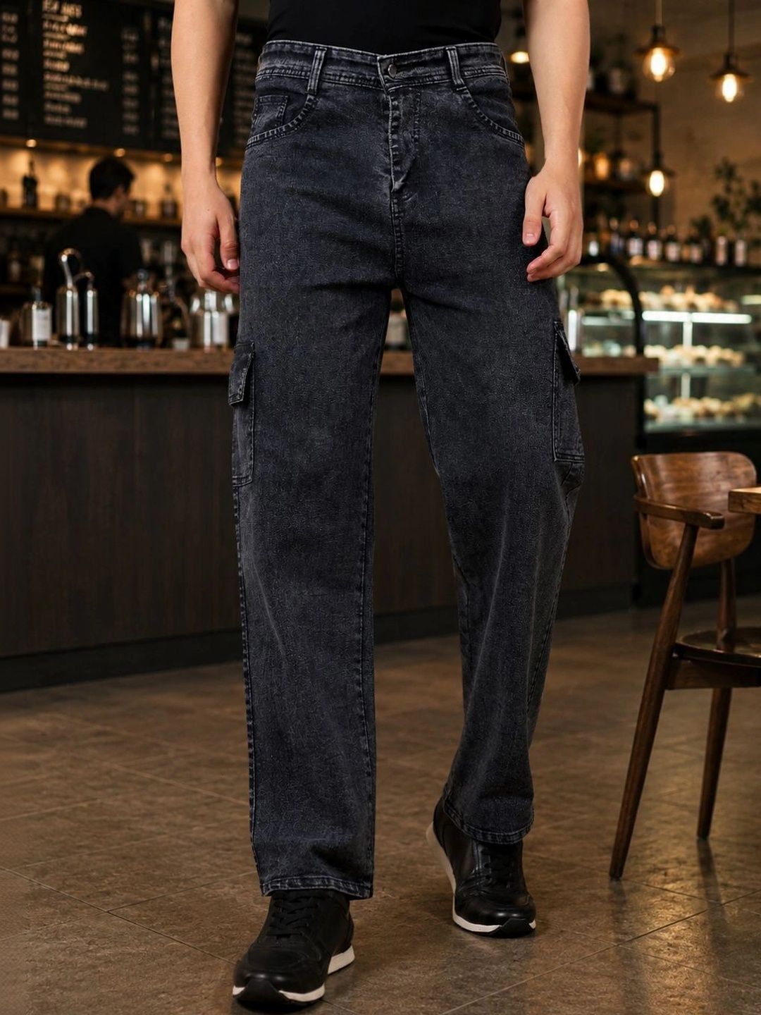 Metronaut Men Classic Cargos Trousers-picture-35