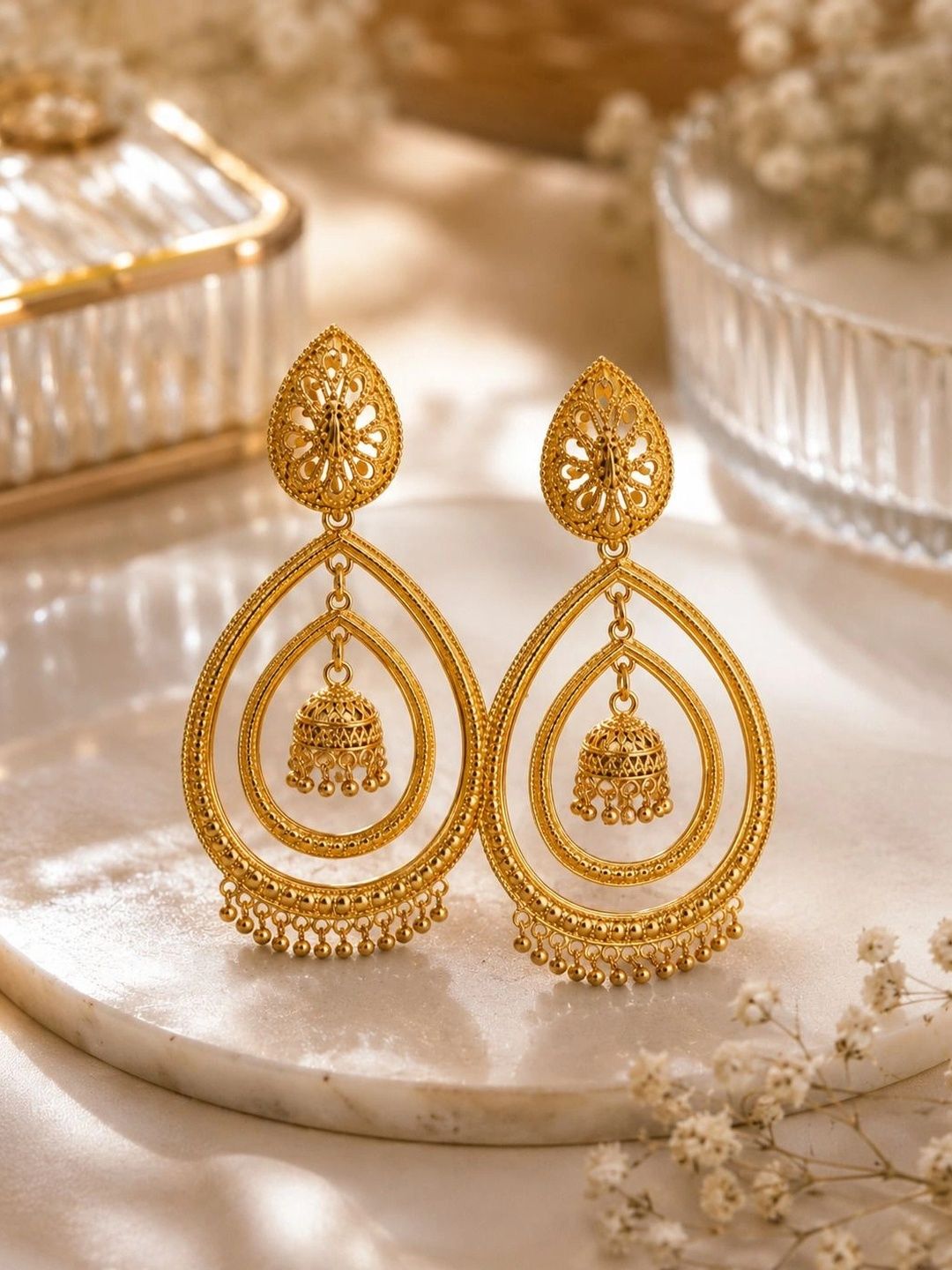 ORNAFAIR Teardrop Shaped Drop Earrings-picture-45