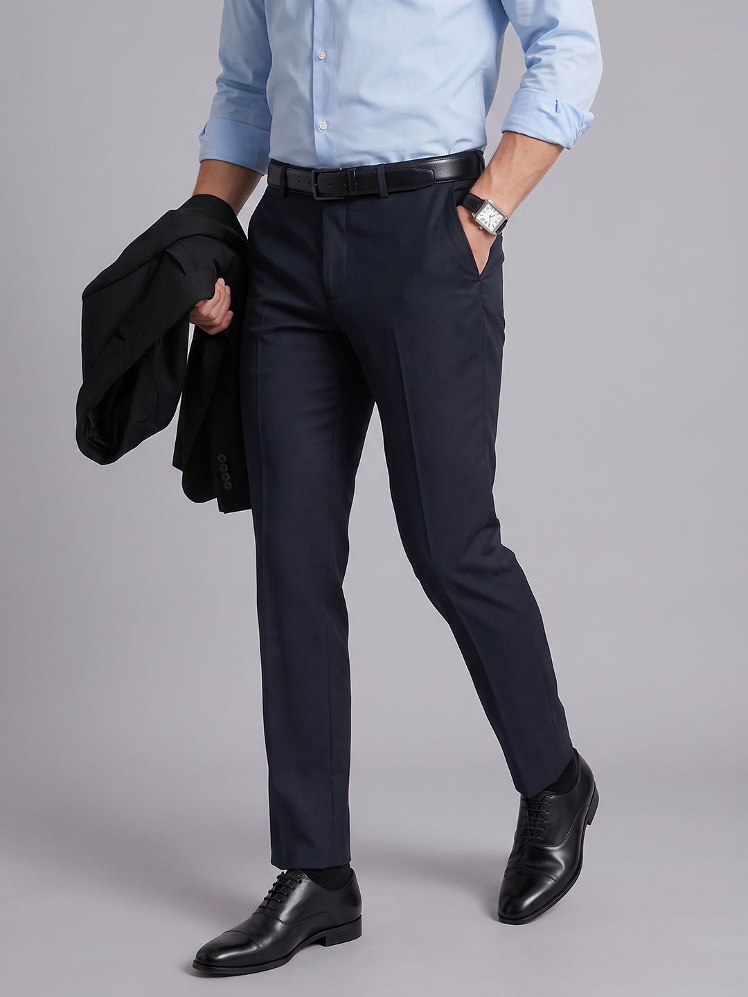 Arrow Men Tapered Fit Formal Trouser-picture-35
