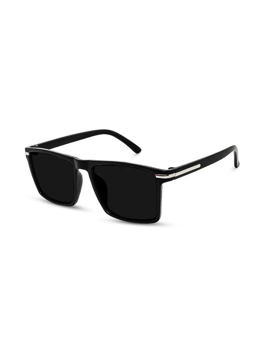 EYELLUSION Women Black Lens & Black Rectangle Sunglasses with-image-39