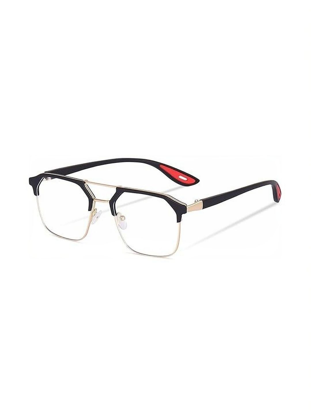 EYELLUSION Women Clear Lens & Gold-Toned Other Sunglasses with-image-33