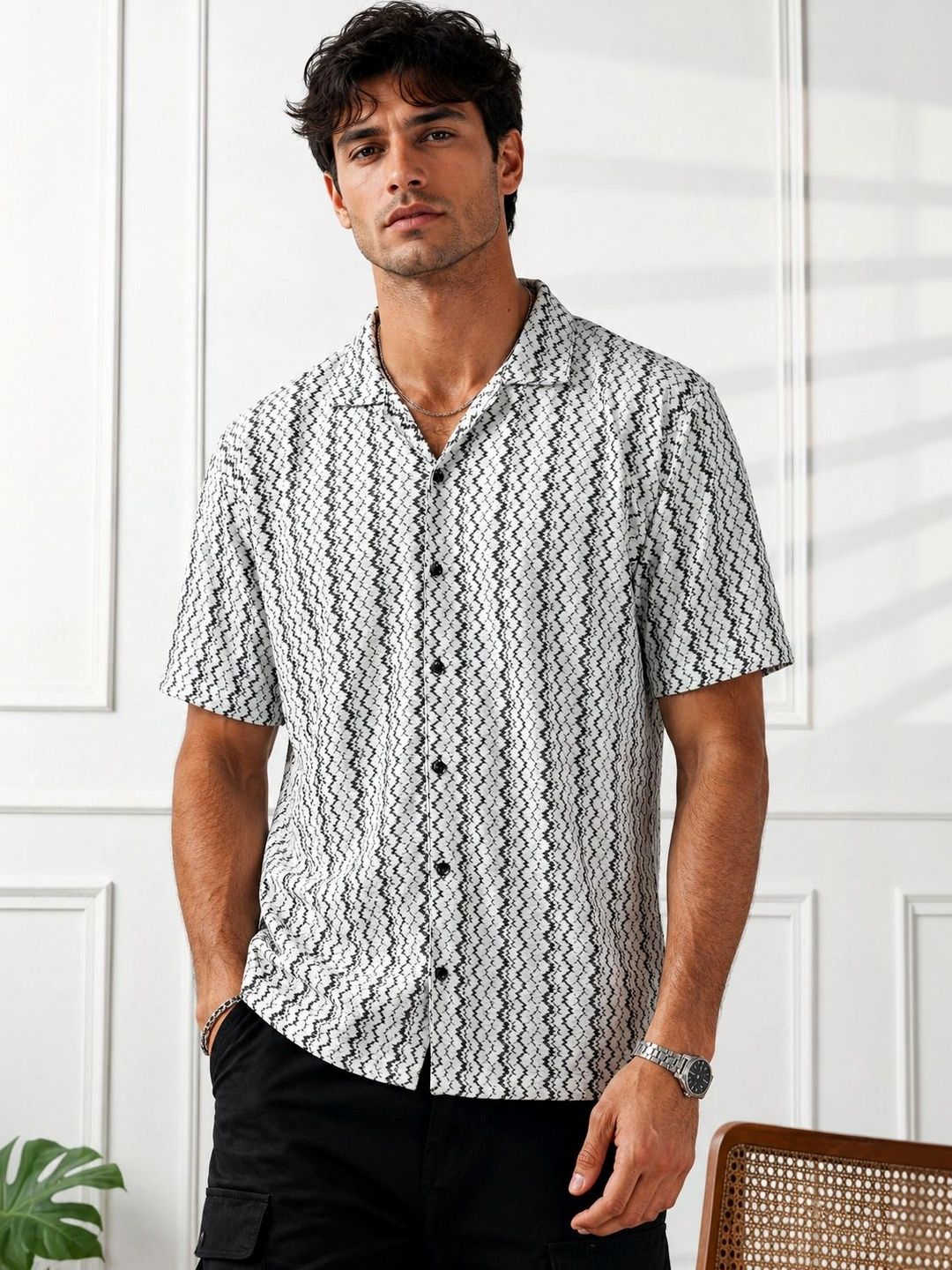 SZN Men Comfort Printed Casual Shirt-picture-21