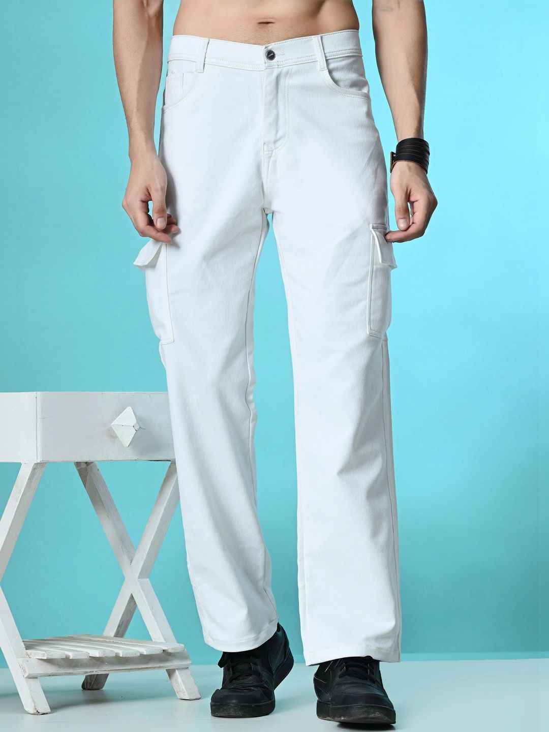 Metronaut Men Classic Cargos Trousers-picture-32