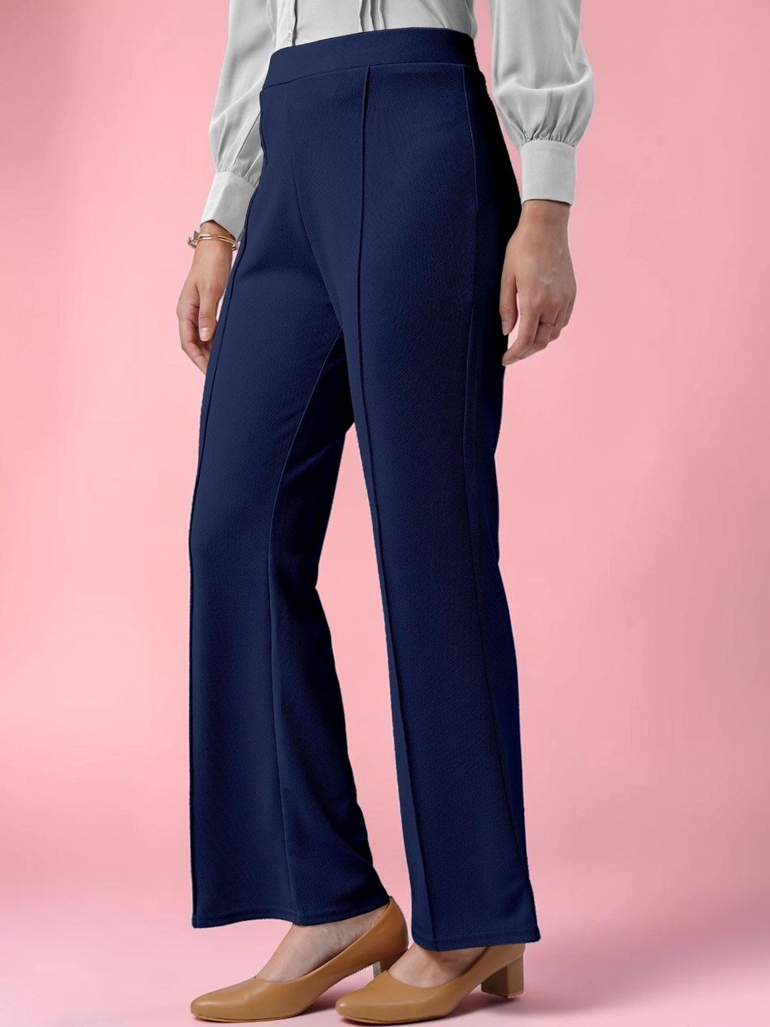 CORSICA Women Relaxed Straight Leg High-Rise Trousers-picture-23