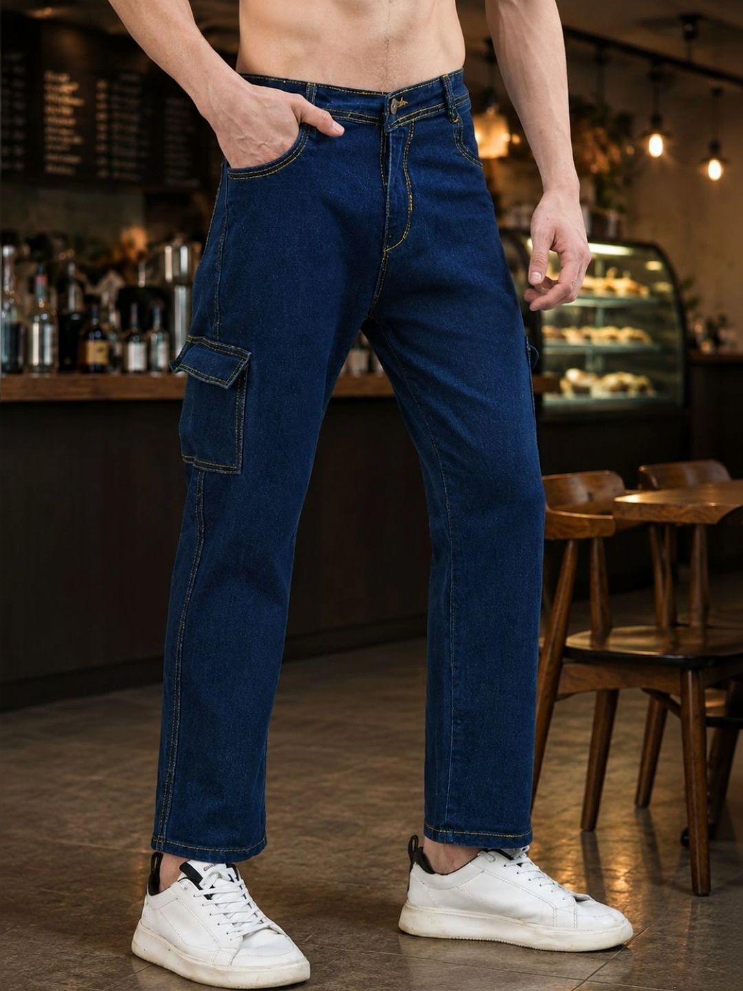 Metronaut Men Classic Cargos Trousers-picture-14