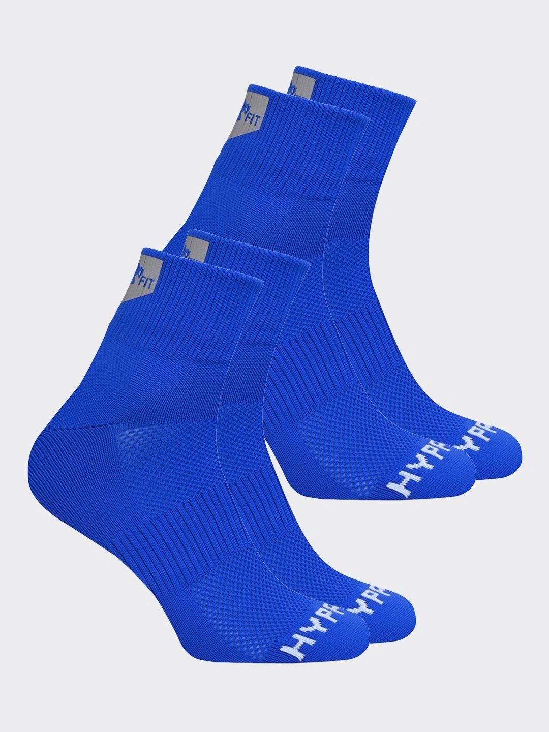 HYPR FIT Men Pack of 2 Cotton Patterned Above Ankle Socks-picture-11