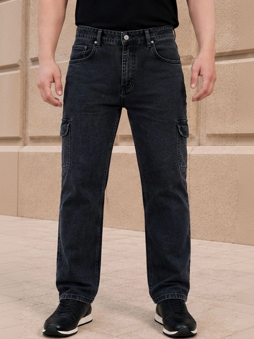 HERE&NOW Men Classic Cargos Trousers-picture-33