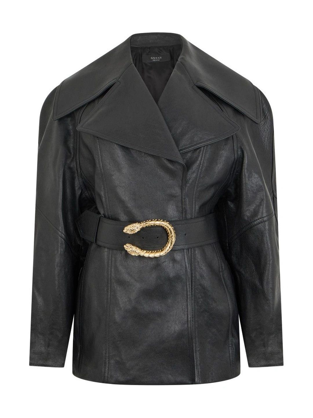 Gucci Women Leather Leather Jacket-picture-52