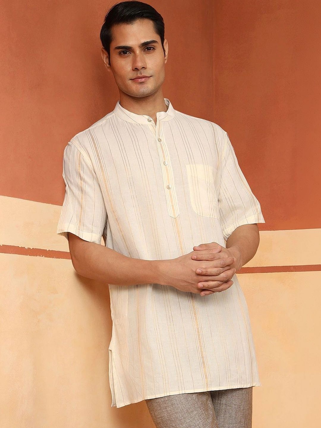 Fabindia Men Striped Kurta-picture-11