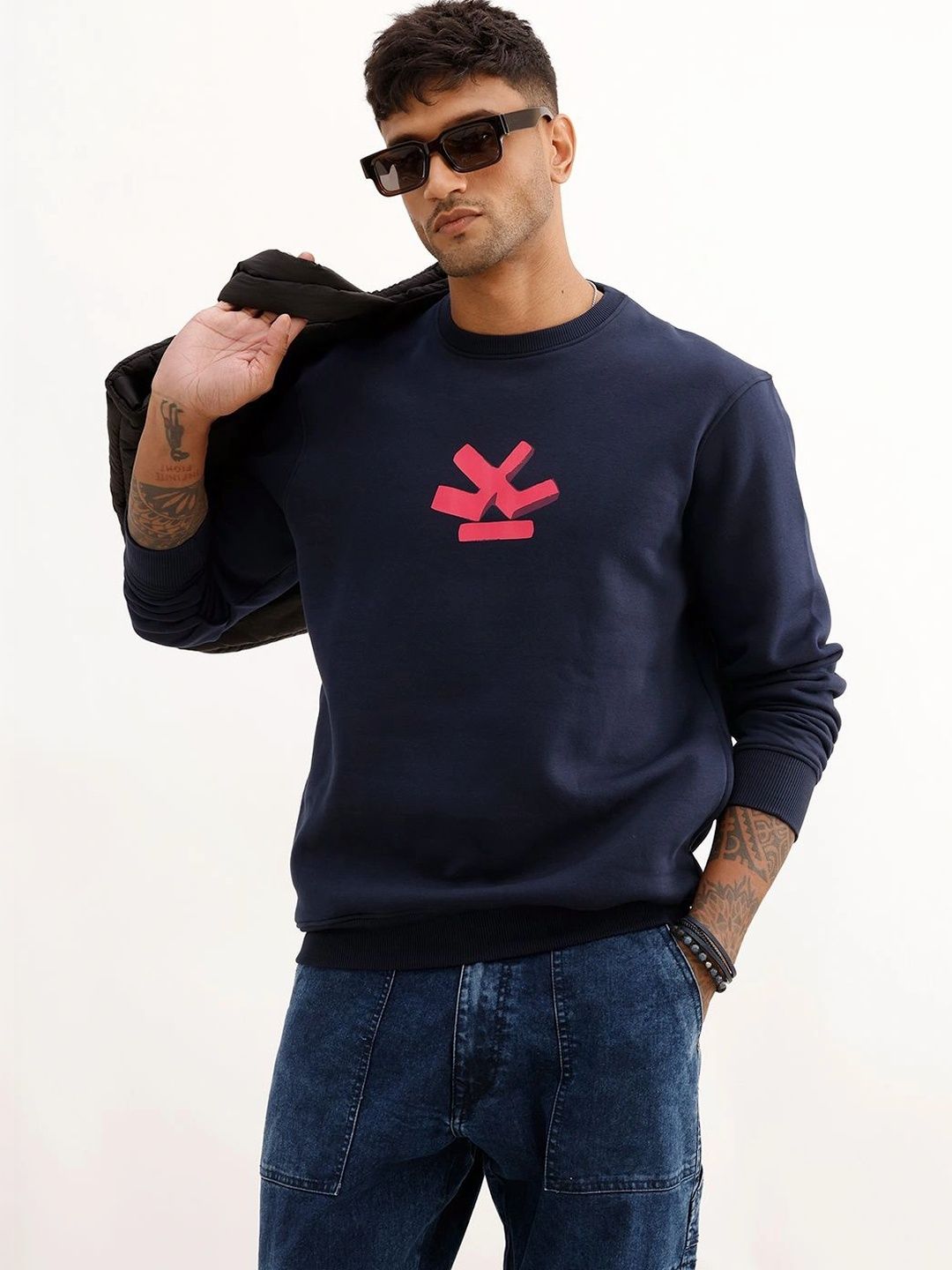 WROGN Men Printed Sweatshirt-picture-16