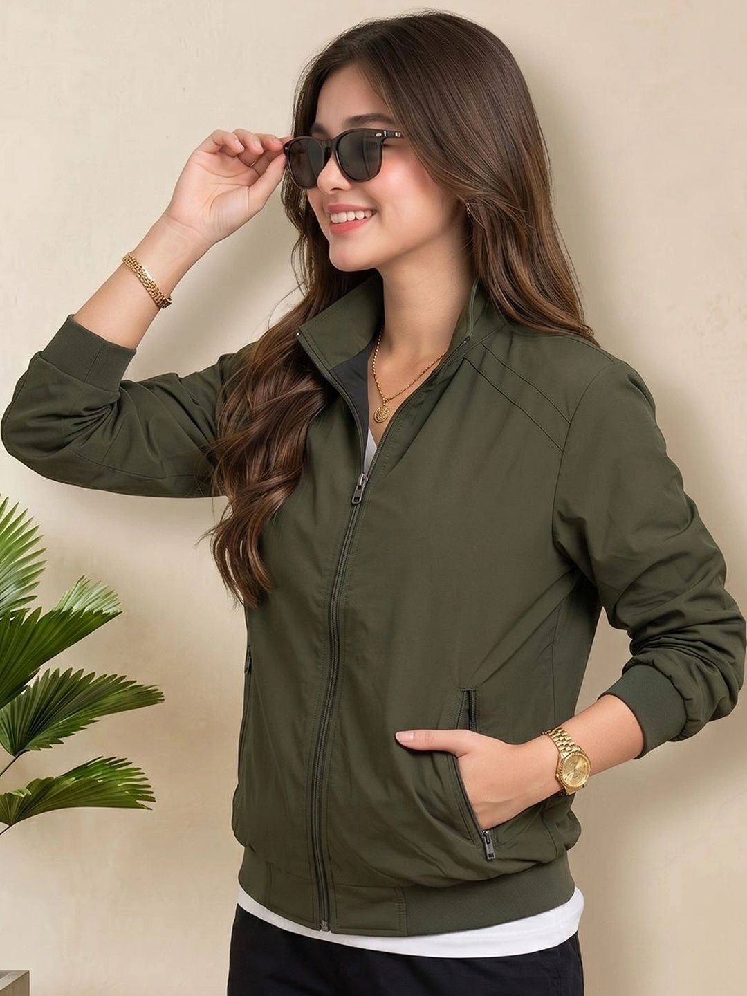 SZN Women Lightweight Bomber Jacket-picture-43