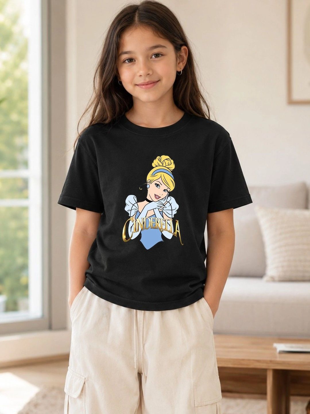 Disney By Miss and Chief Girls Printed T-shirt-picture-30