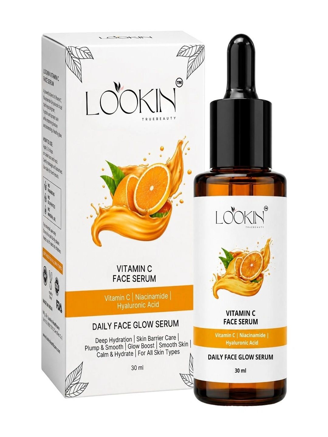 LOOKIN - TRUE BEAUTY Vitamin C Face Serum With Niacinamide - 30 ml-picture-29