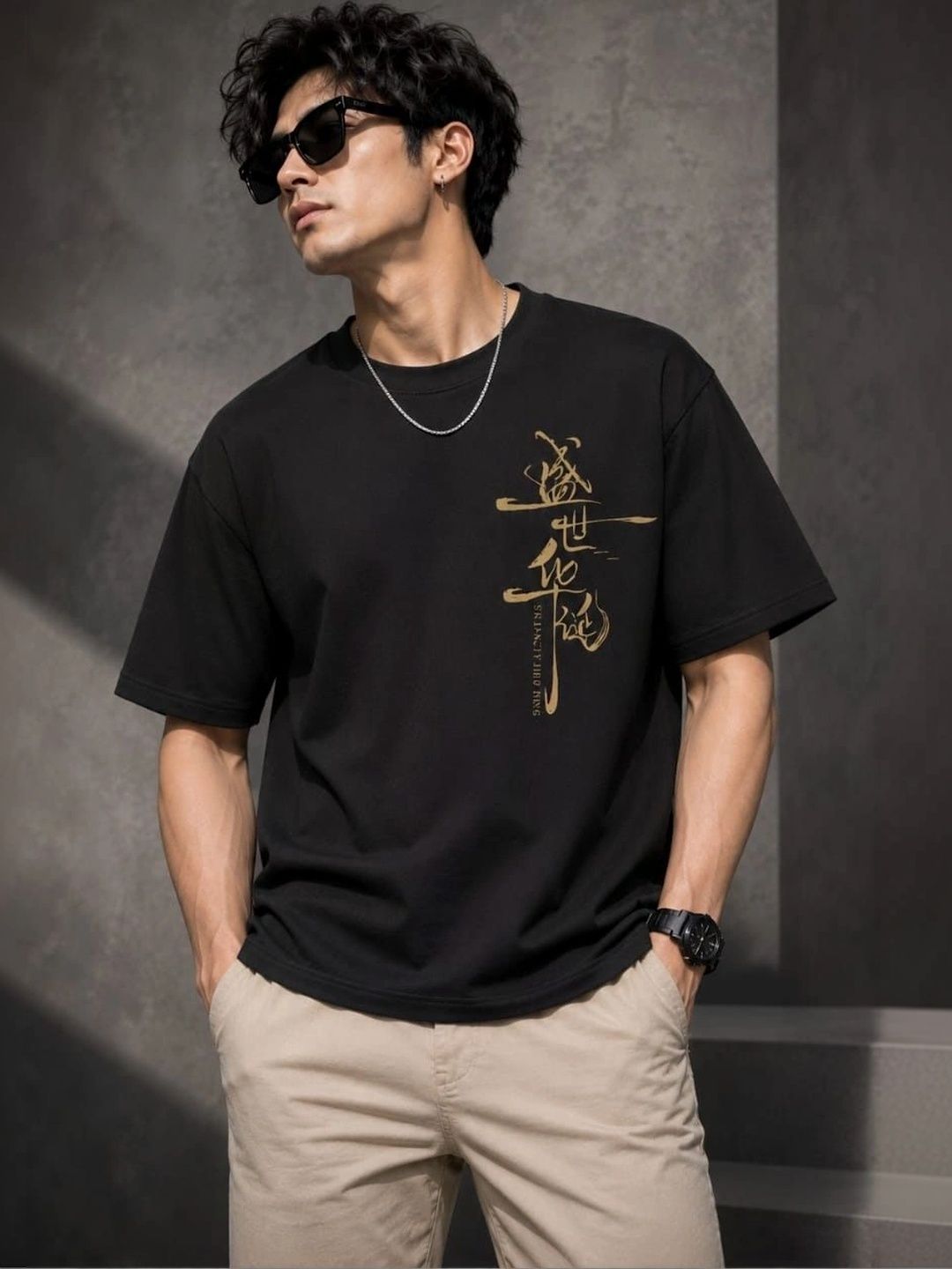 ANGEL CURVE Men Typography Printed T-shirt-picture-48