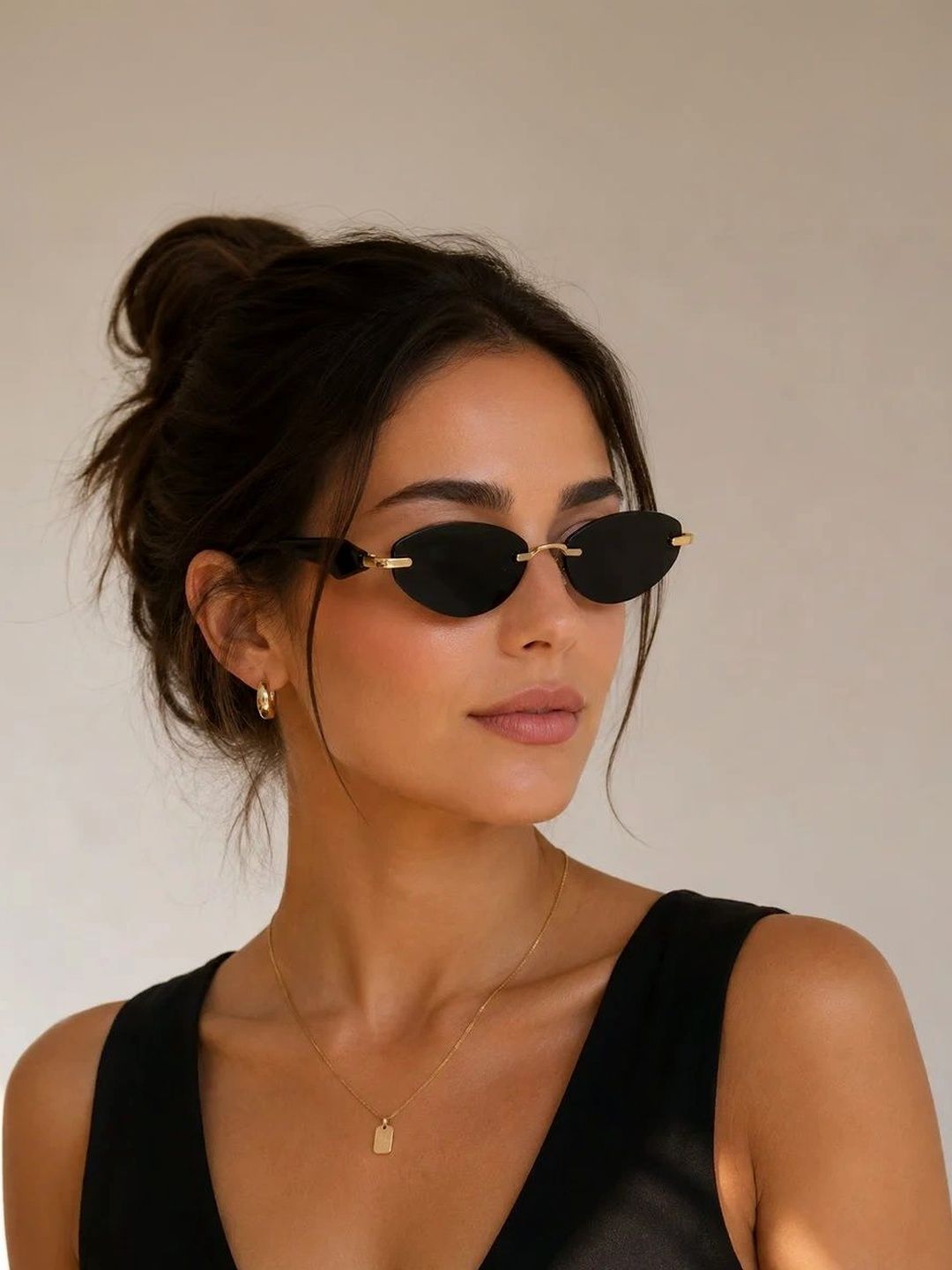 ZAADRAN Unisex Black Lens & Gold-Toned Other Sunglasses with-picture-55