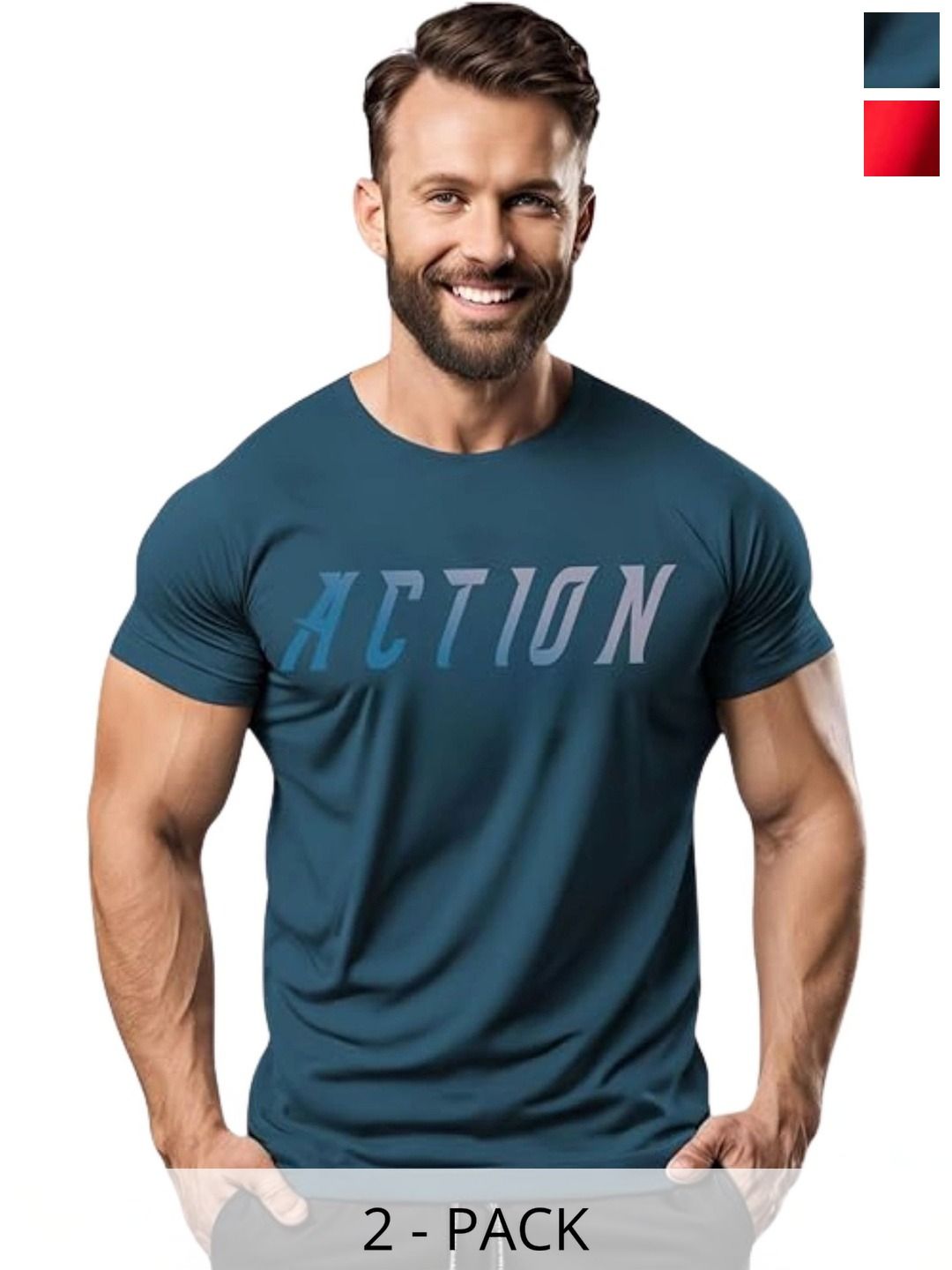 3Colors Men Typography 2 Printed Moisture Wicking T-shirt-picture-40